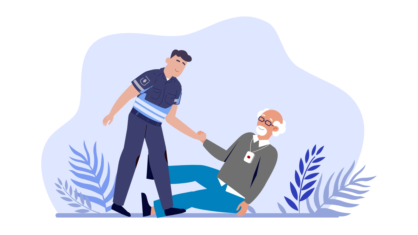 How It Works Senior Receiving Help