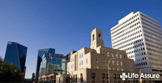 Life Assure Senior Woman Happily Pondering