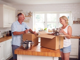 Women walking on boardwalk