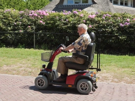 Women walking on boardwalk