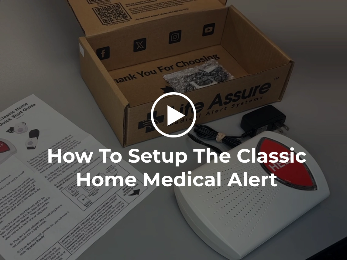 how to tsetup the classic home medical alert video guide