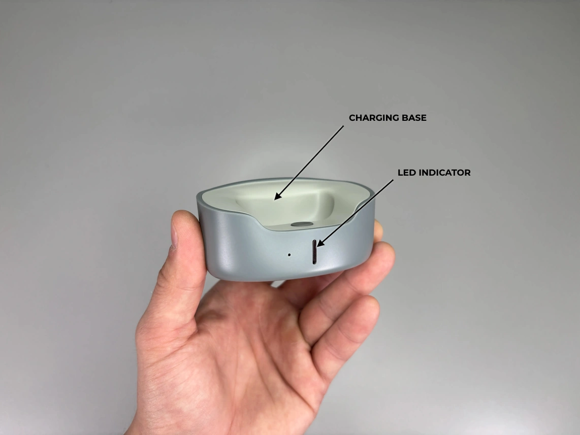 provided in the box phone cord with the arrows pointed at smaller cord end and larger cord end.