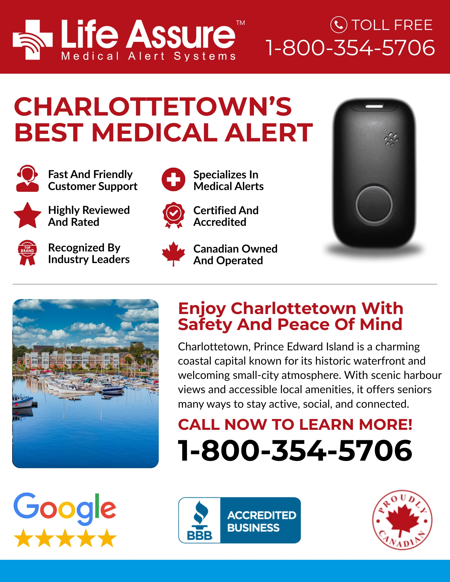 Life Assure Classic Home Medical Alert Device