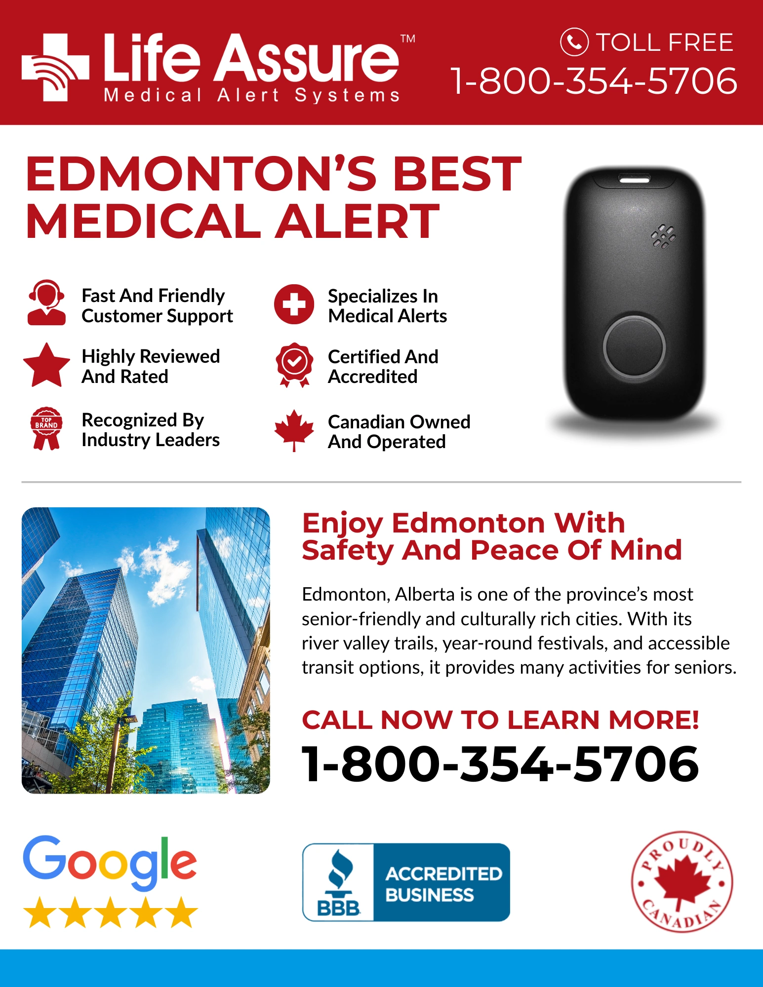 Life Assure Classic Home Medical Alert Device