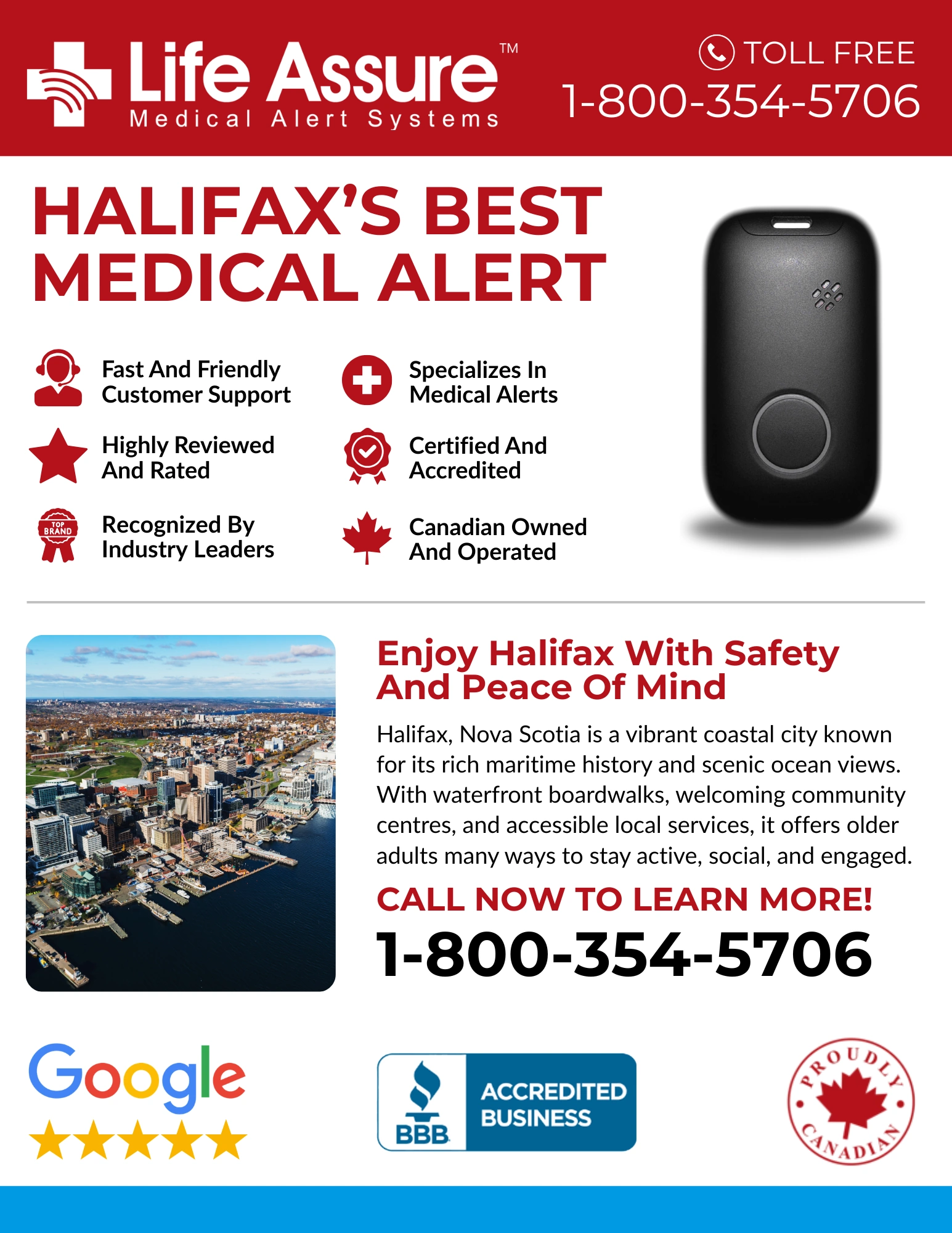 Life Assure Classic Home Medical Alert Device