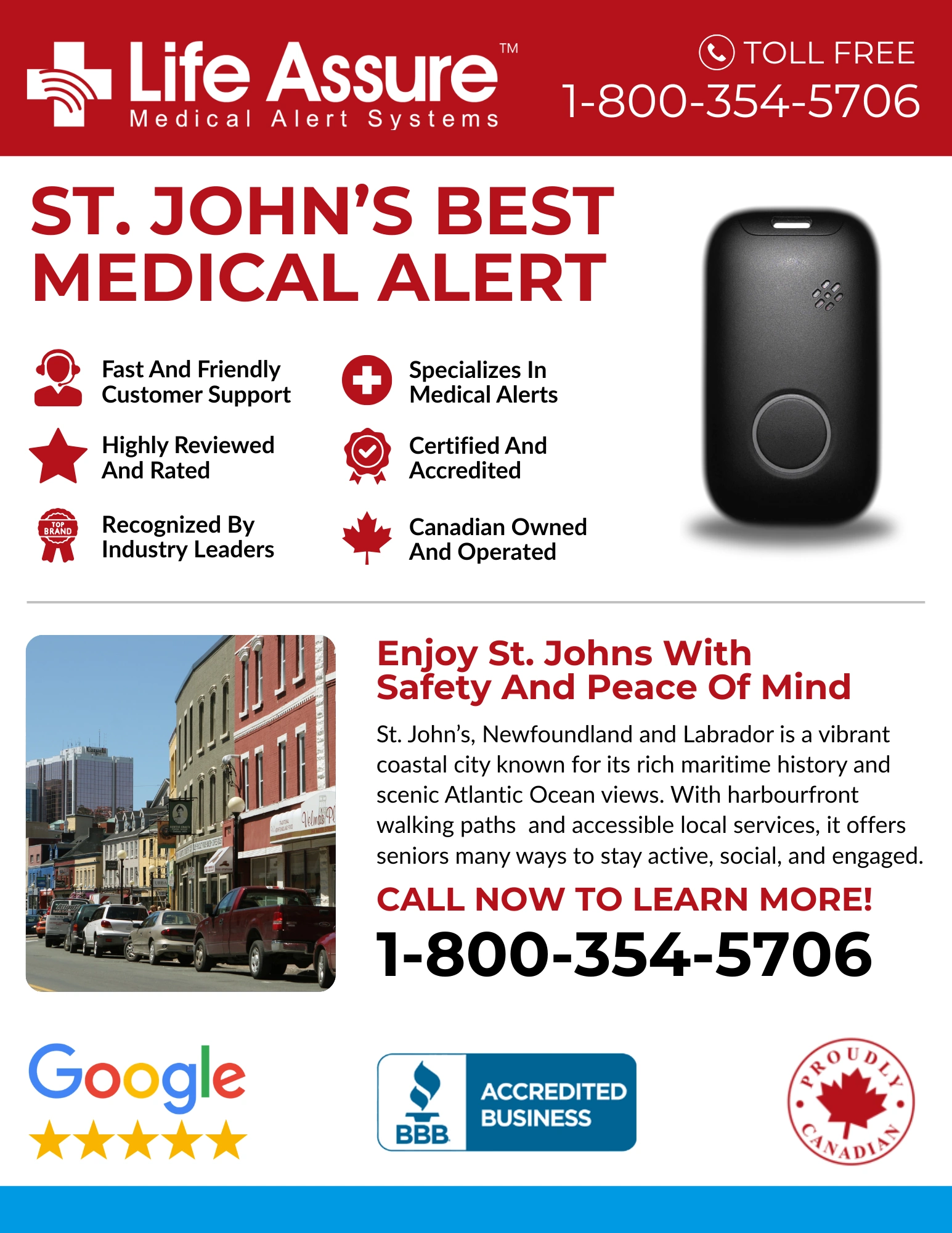 Life Assure Classic Home Medical Alert Device