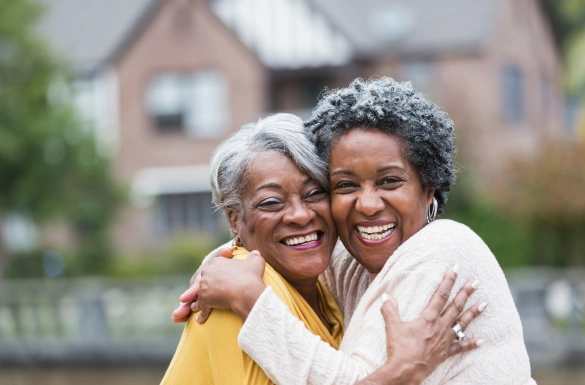 Life Assure Senior Giving A Piggyback
