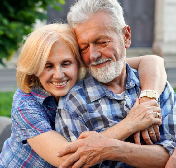 Life Assure Senior Woman Happily Pondering