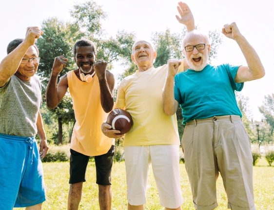 Life Assure Senior Giving A Piggyback