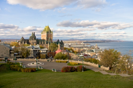 Quebec Chateau Frontenac Castle-like hotel