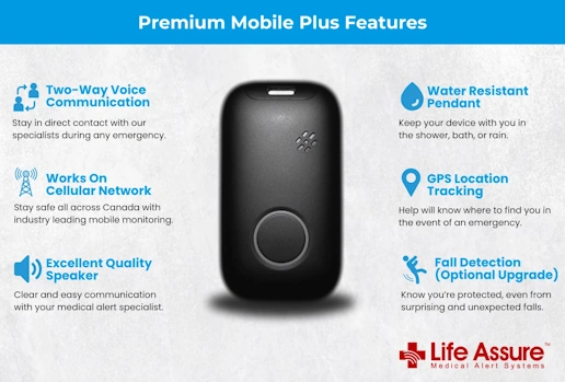 Life Assure Premium Mobile Plus Medical Alert Device 2