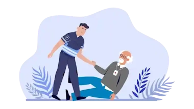 How It Works Senior Receiving Help